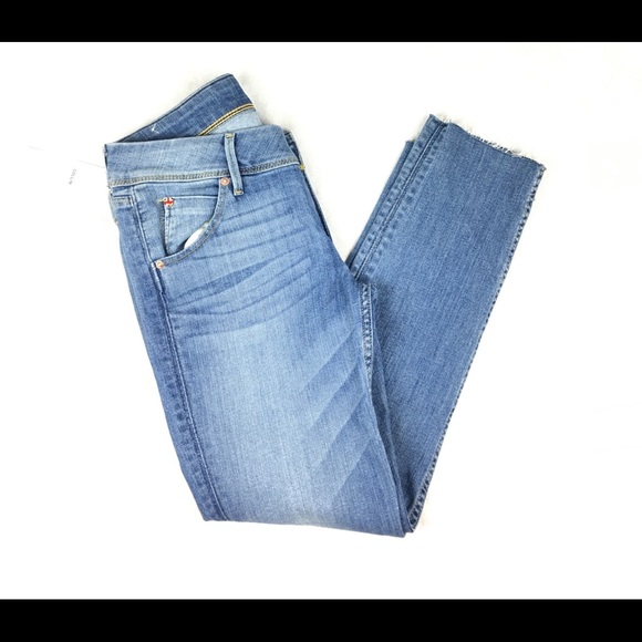 New Hudson Collin Skinny Crop Jeans Light Wash - Picture 4 of 8